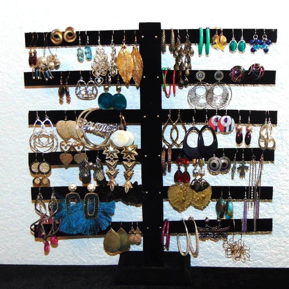 Vintage to Modern Lot of 50 pairs of earrings